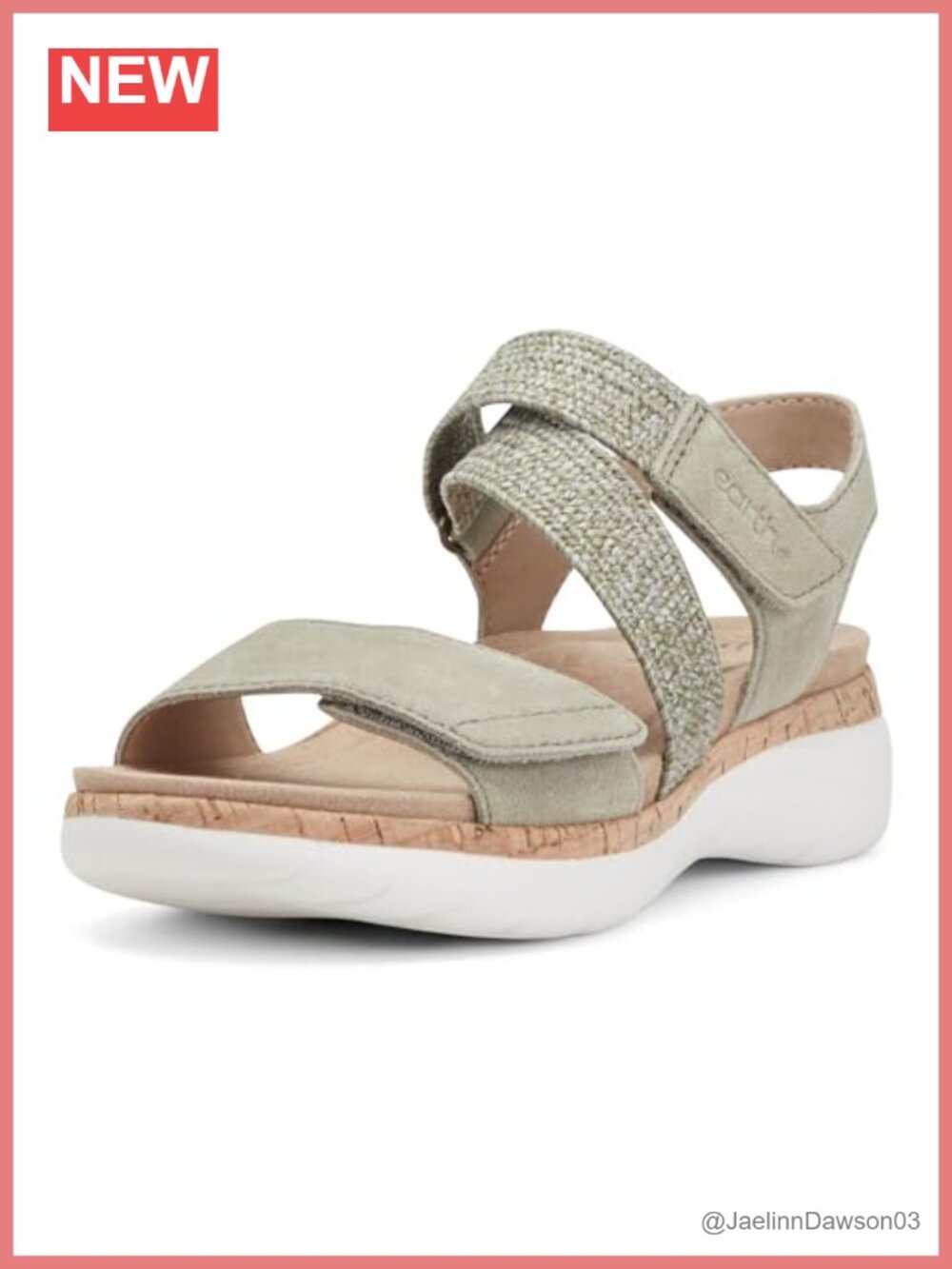 Earth Reston Platform Wedge Sandals Open Toe Ankle Strap Suede
